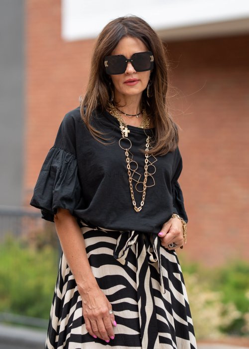 Bluzka Cotton New Czarna