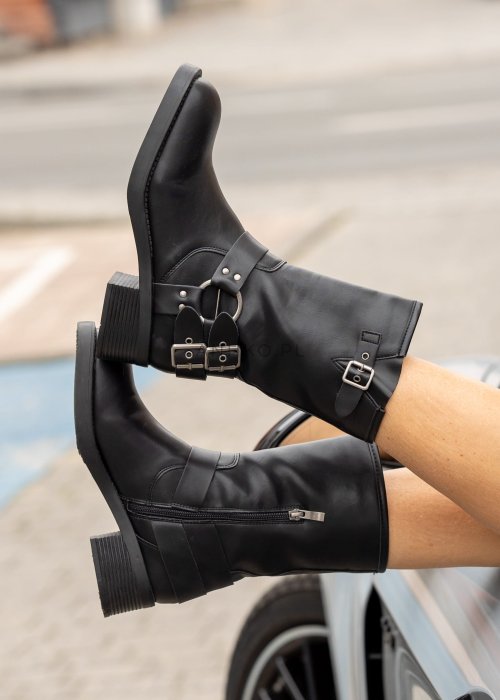 Buty Biker Rider Czarne 