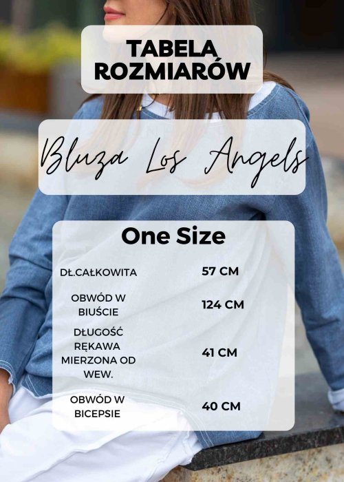 Tabela Rozmiarów dla Sweter Los Angeles Holo Szary