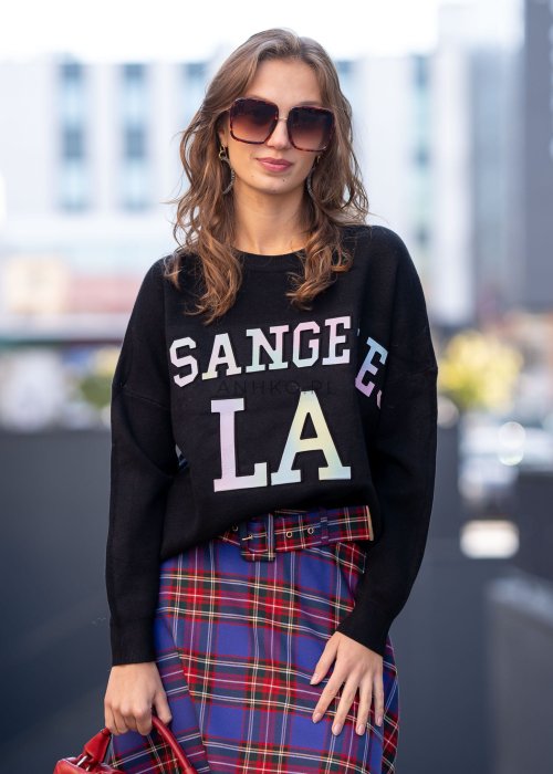 Sweter Los Angeles Holo Czarny