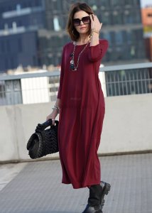 Sukienka Blan Long Purple