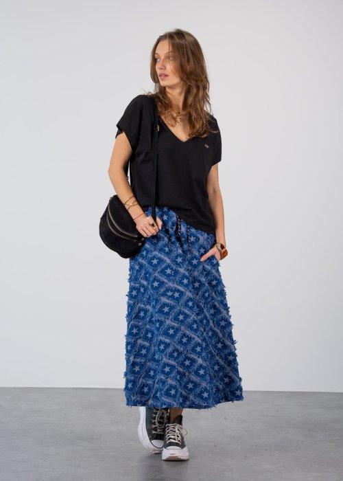 Bluzka Loose Tee Czarna 