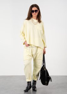 Spodnie Pearl Harem Żółte