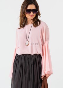 Bluzka Flow Blouse Jasnoróżowa