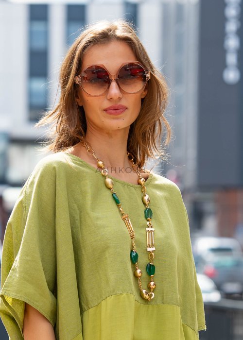 Naszyjnik Emerald Elegance Zielony