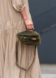 Torebka Nerka Zamszowa Versatile Khaki