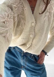 Sweter Mery Jane Beżowy