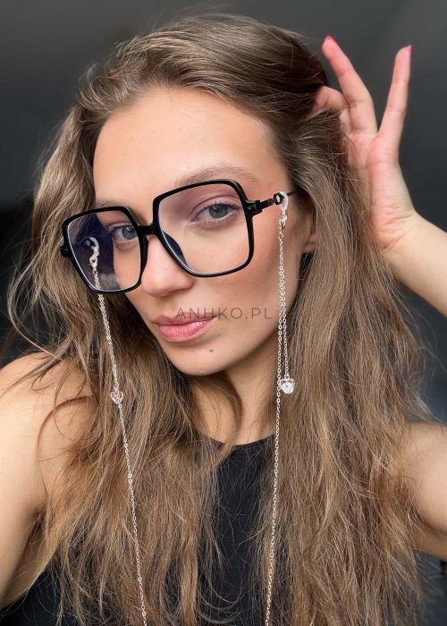 Łańcuszek do okularów Heart Shine Złoty
