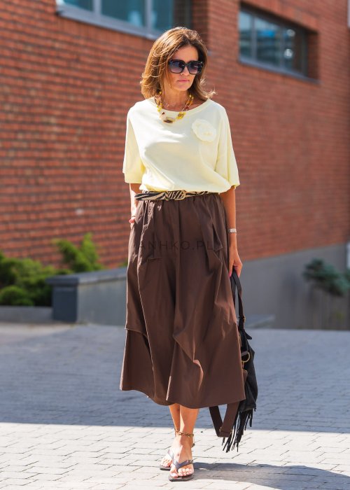 Spódnica Fabax Brązowa 