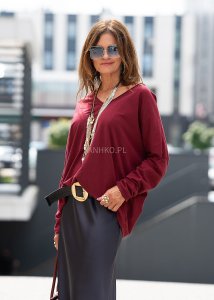 Bluzka Anio Bordowa