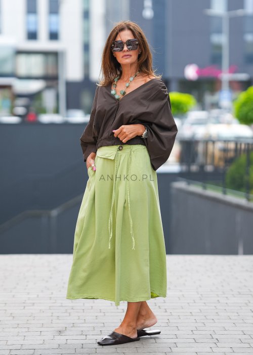 Spódnica Soft Sage Zielona