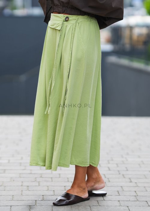 Spódnica Soft Sage Zielona