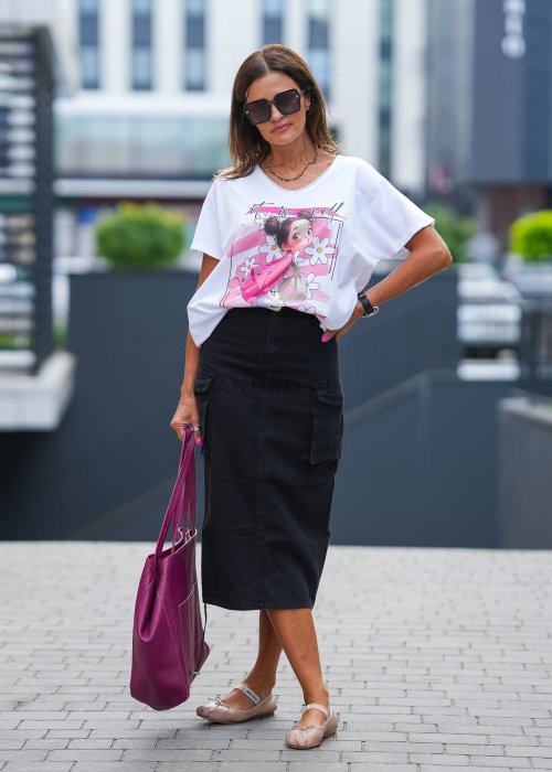 Spódnica Midi Spice Czarna