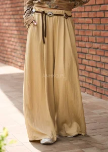 Spodnie Luxury Jasny Camel 