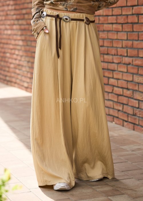 Spodnie Luxury Jasny Camel 