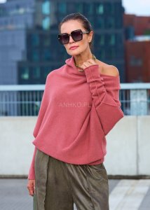 Sweter One Brudny Róż