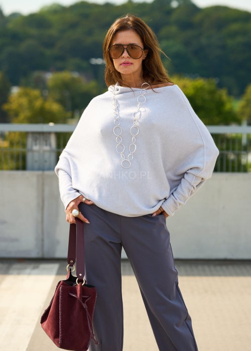 Sweter One Light Gray
