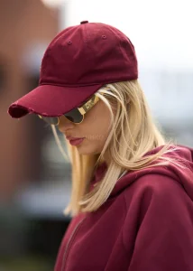 Czapka z Daszkiem Urban Cap Burgundowa