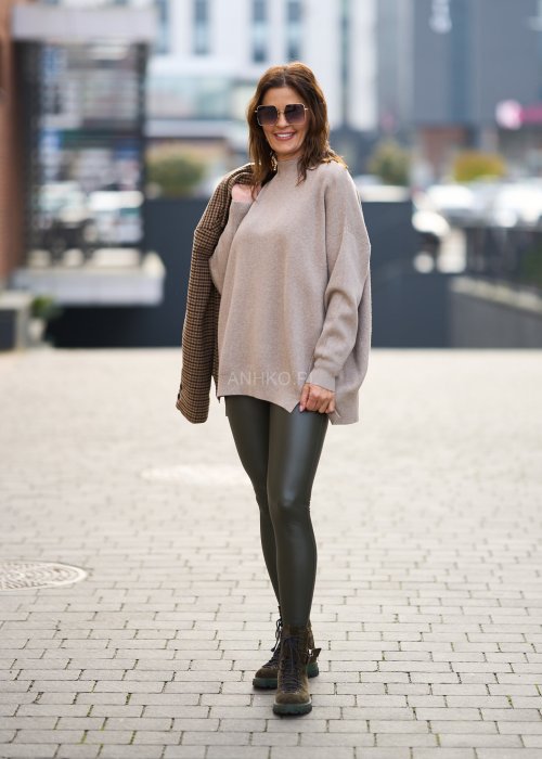Legginsy GlamLook Khaki