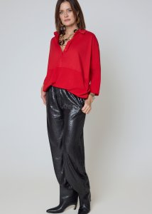 Spodnie Sequin Elegance Czarne 