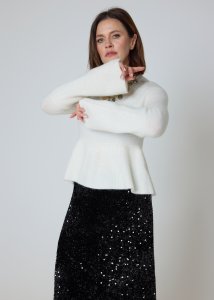 Sweter Neriane Ecru 