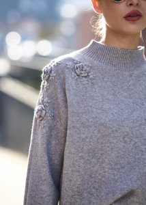 Sweter Elowen Szary