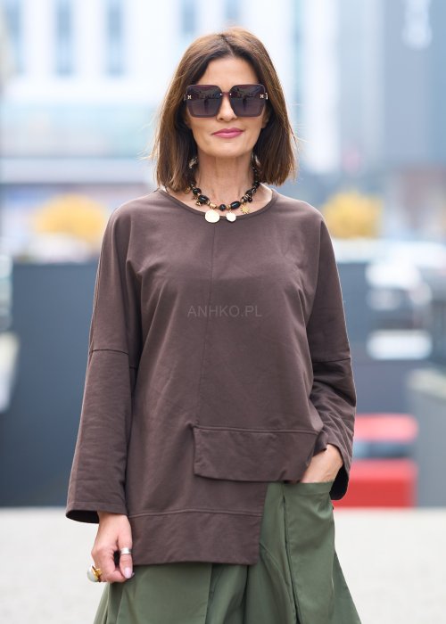 Bluza Ama Brązowa