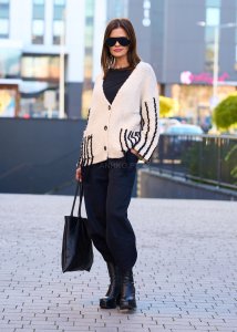 Sweter Bohoms Beżowy