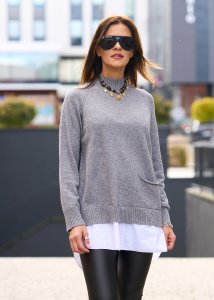 Sweter Dosenuno Szary
