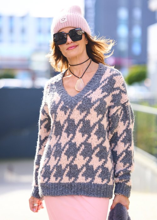 Sweter Polina Szary