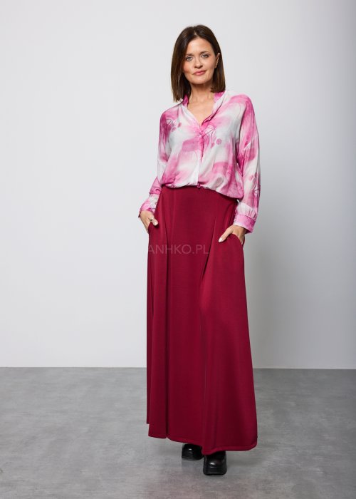 Spódnica Virelle Soft Burgundowa
