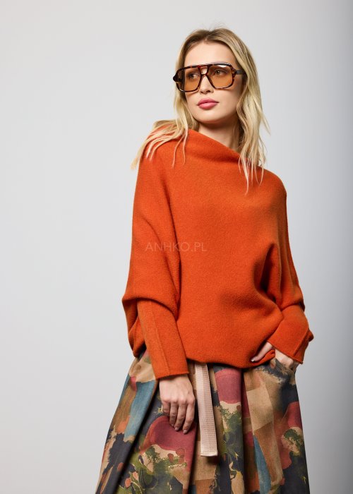 Sweter One Ceglany 