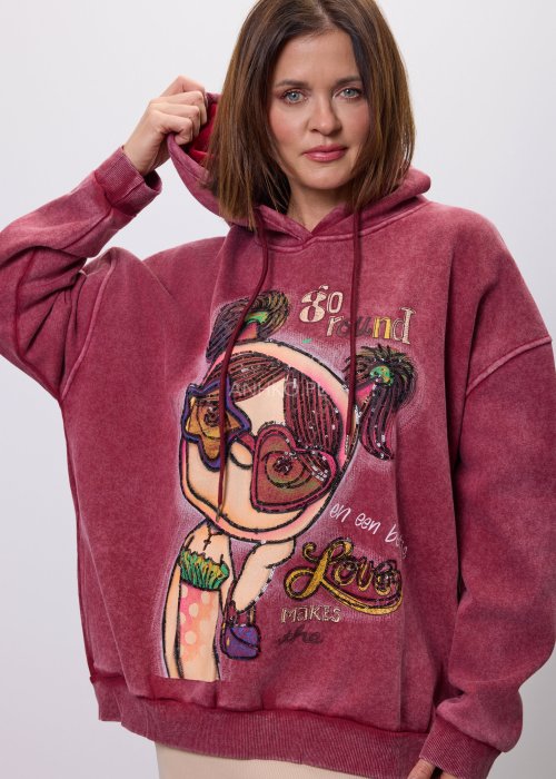 Bluza Artemis Muse Bordowa