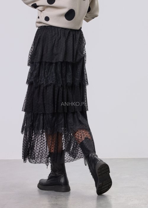 Spódnica Arden Lace Czarna 