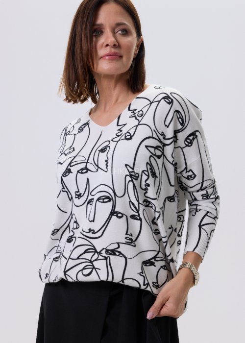 Sweter Vinci New Biały 
