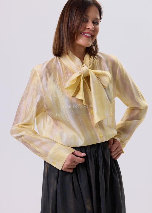 Bluzka Butterveil Dot Masełkowa