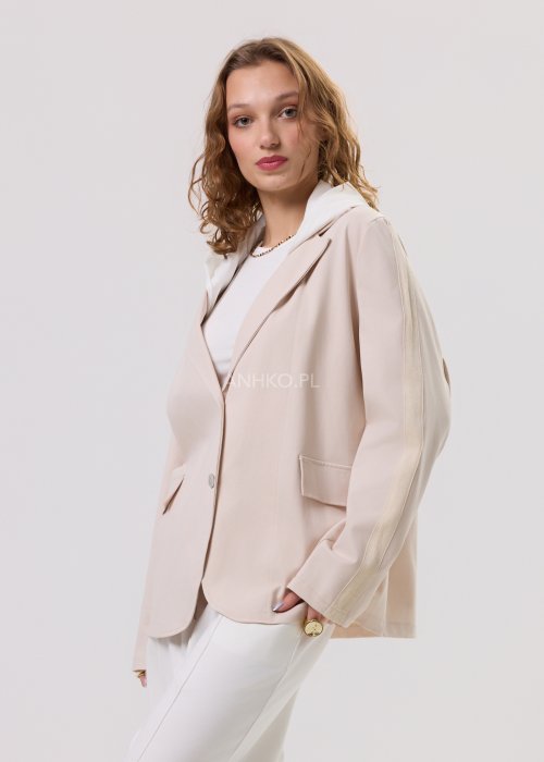Marynarka Motion Hoodie Beżowa 