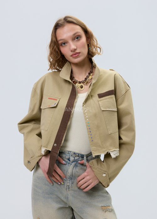 Kurtka Nomad Stitch Camel 
