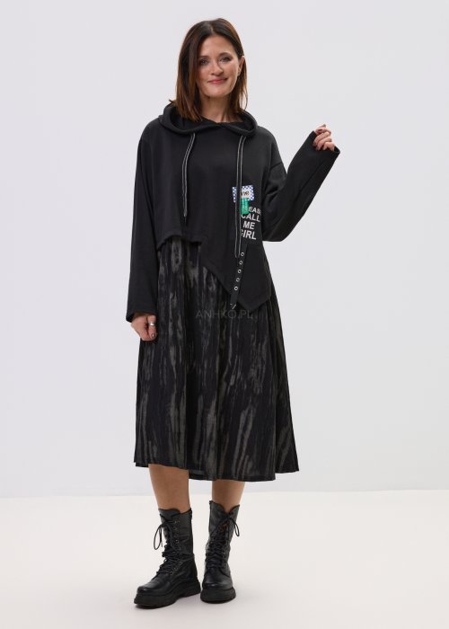 Sukienka Midnight Rebel Czarna 