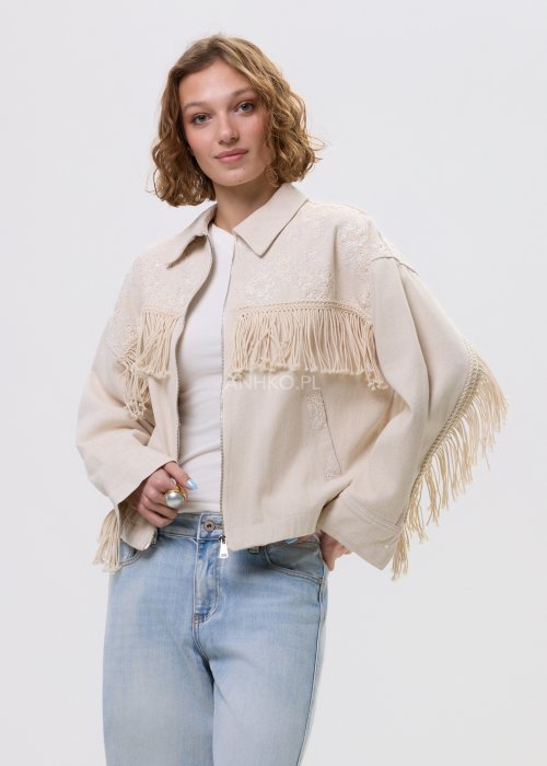 Kurtka Voster Boho Ecru 