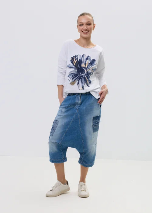Spodnie Jeansowe Harem Denim 