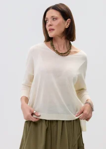 Sweter Light Shadow Kremowy 