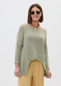 Sweter Rusolio Szałwiowy 
