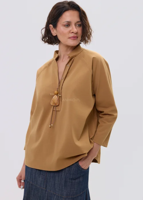 Bluzka Koszulowa Abacero Camel 