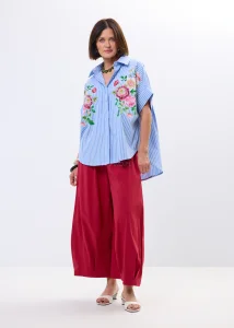 Spodnie Flow Pants Malinowe 