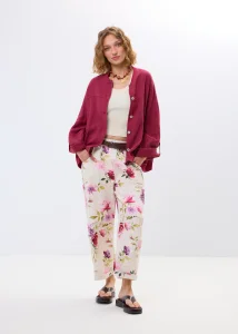 Spodnie Jeansowe Floral Ease Beżowe 