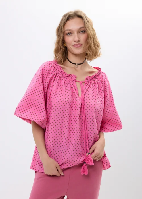 Bluzka Dots Harmony Różowa 