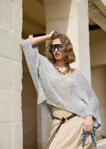 Sweter Aurora Sawa Szary 