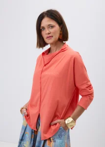 Bluzka Linia Flon Koralowa 