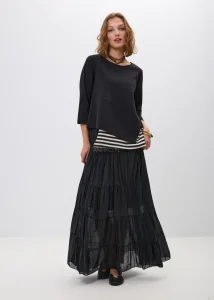 Spódnica Tropical Maxi Czarna 